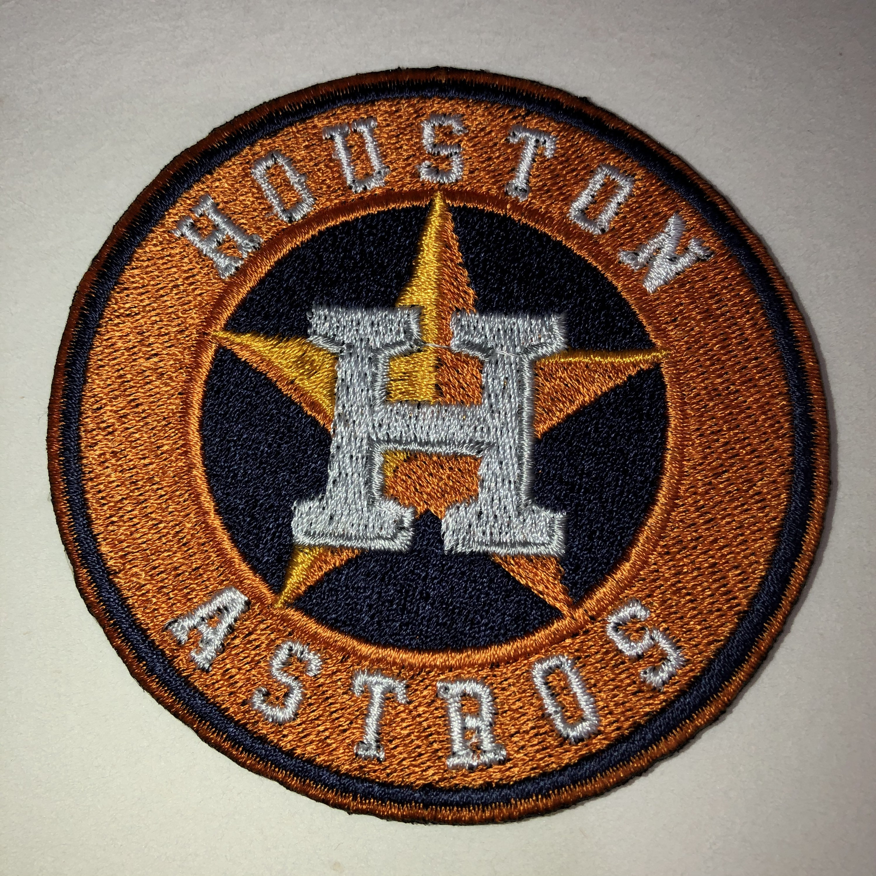 Houston Astros Iron On Logo Patch 4”