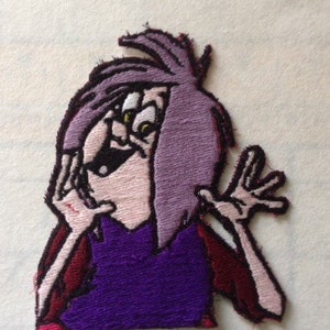 Iron on Patch Disney Inspired Fan Art Mad Madam Mim Sword in the Stone ...