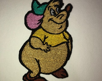 Iron On Patch Inspired Fan Art Gus Gus from Cinderella