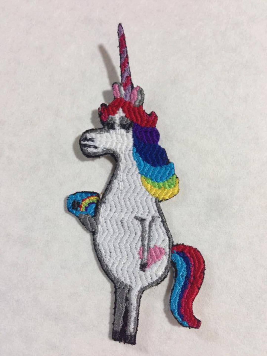 Iron on Patch Inspired Fan Art Rainbow Unicorn From Inside Out - Etsy