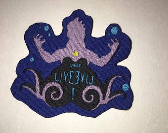 Iron On Patch Inspired Fan Art from Descendants 2 Long Live Evil Ursula Uma