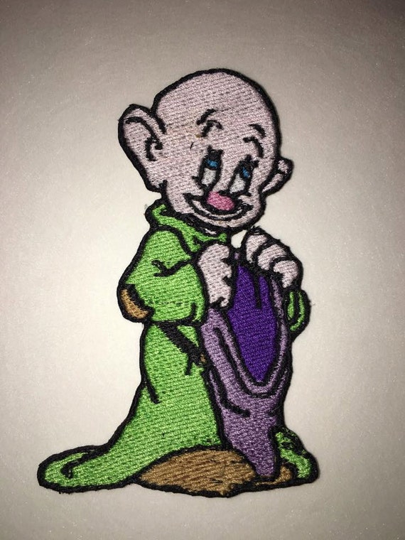 Snow White Embroidered Dopey Inspired Iron On Patch