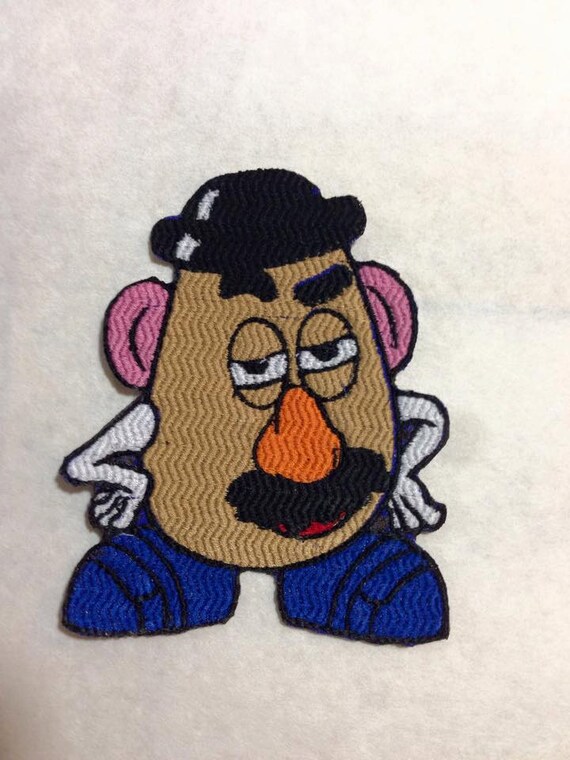 Iron On Patch Inspired Fan Art Mr. Potato Head From Toy Story | Etsy