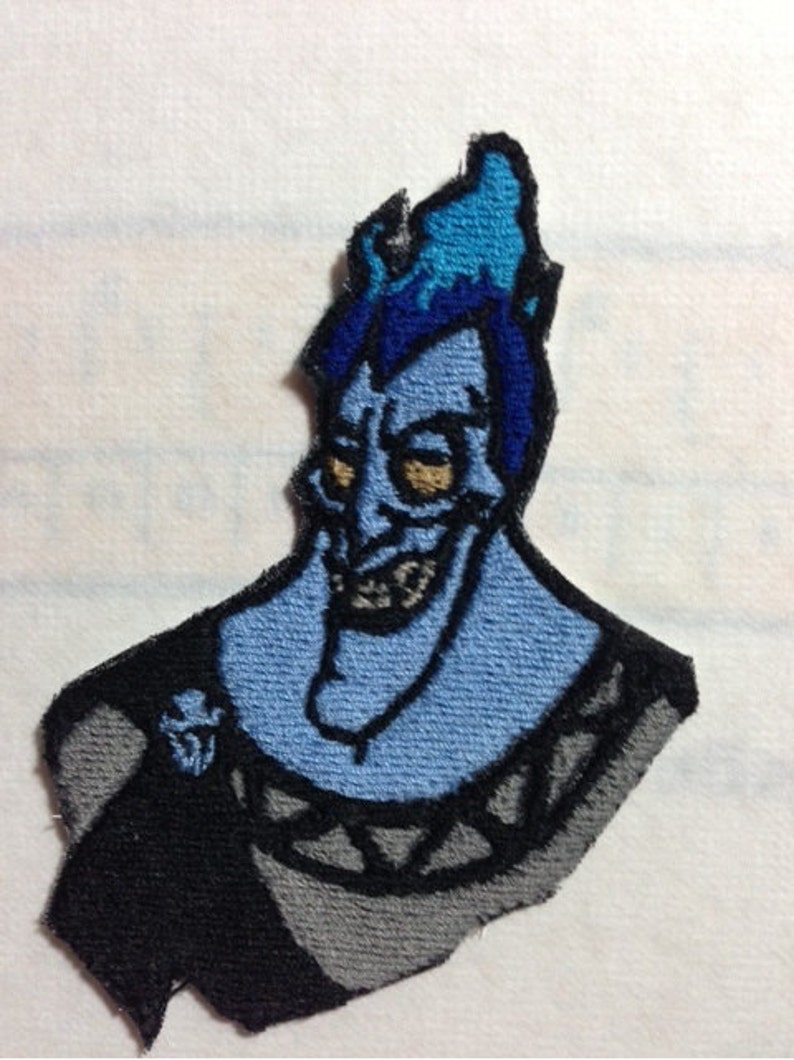 Iron On Patch Disney Inspired Fan Art Hades image 1