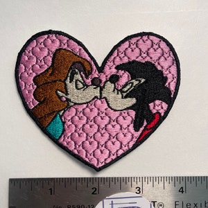 Iron On Patch Inspired Fan Art Max and Roxanne from Goofy Movie