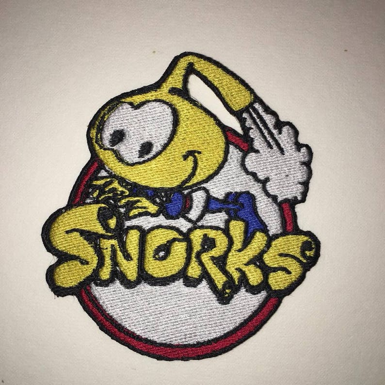 Iron On Patch Inspired Fan Art Snorks Logo image 1