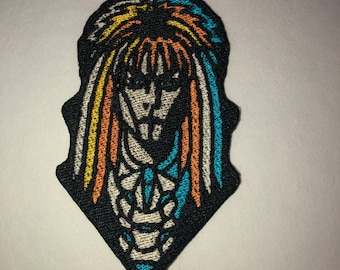 Iron On Patch Disney Inspired Fan Art Goblin King (David Bowie)from Labyrinth