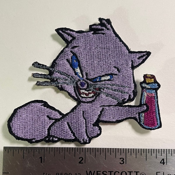 Iron On Patch Disney Inspired Fan Art Yzma Kitty from Emperors New Groove