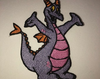 Iron On Patch Inspired Fan Art Figment from Epcot