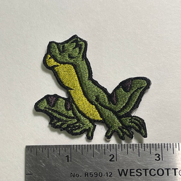 Iron On Patch Inspired Fan Art Prince Naveen in frog form from Princess and the Frog