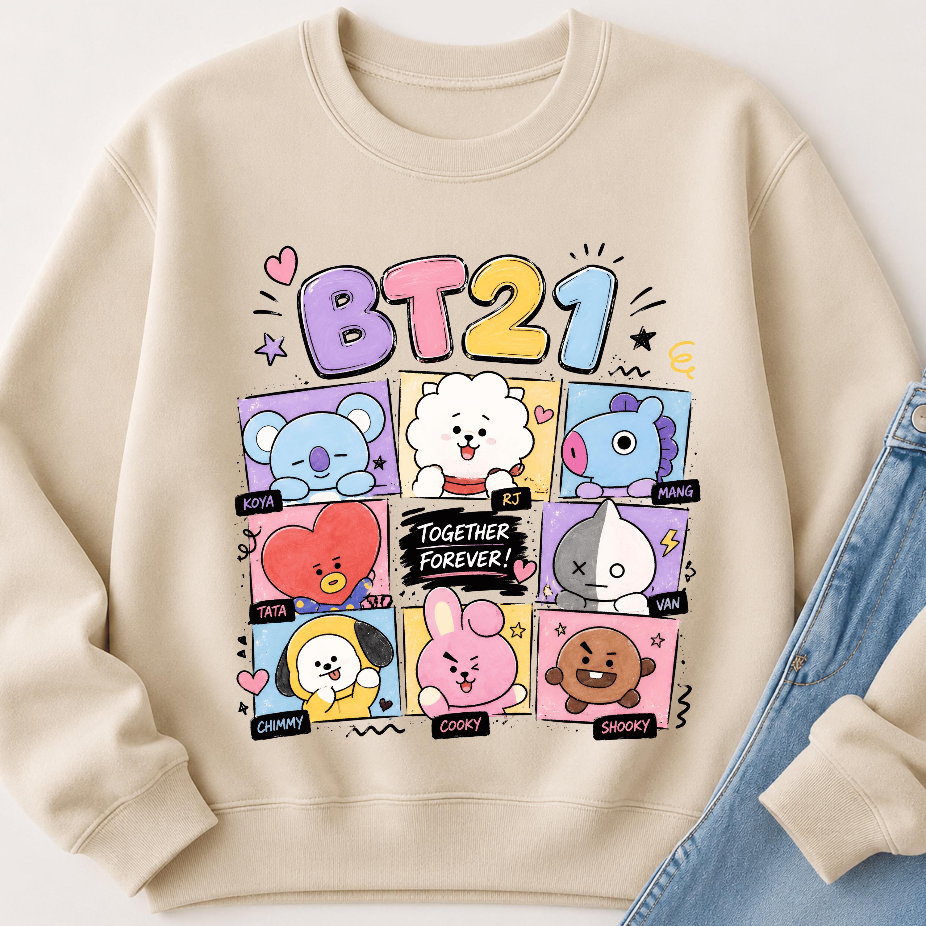 BT21 パーカートレーナー Tシャツ まとめ売り BTS TinyTAN BT21 パーカートレーナー Tシャツ まとめ売り BTS TinyTAN BT21