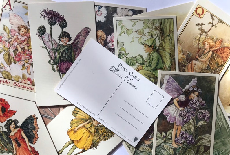 Flower Fairies Vintage Style Postcards LUCKY DIP Sets of 5, 10 or 20: Cicely Mary Barker, Fairy Art, Prints, Gifts, Nursery, Scrapbooking image 9