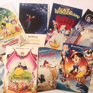 The Art of Disney Classic Movie Posters Postkarten Set, Sammlerstücke, Kunstdrucke, Wohnkultur, Kinderzimmer, Scrapbooking, Papierbasteln