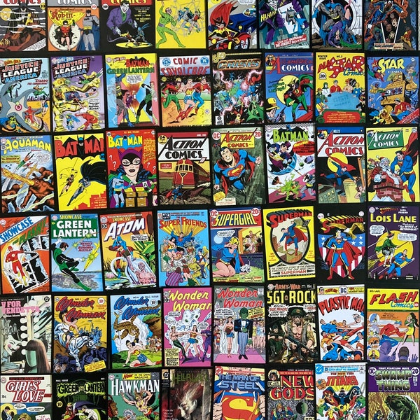 El arte de las postales vintage de DC Comics LUCKY DIP: Juegos de 5, 10 o 20 postales/impresiones de portadas de cómics variadas. Regalos, Enmarcación, Scrapbooking