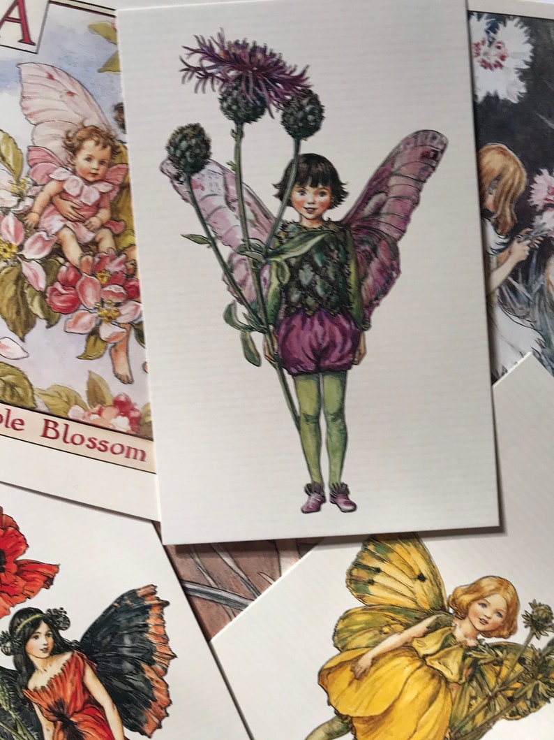 Flower Fairies Vintage Style Postcards LUCKY DIP Sets of 5, 10 or 20: Cicely Mary Barker, Fairy Art, Prints, Gifts, Nursery, Scrapbooking image 8