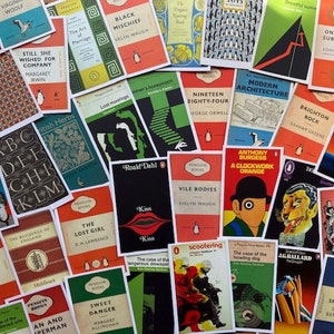 Penguin Classics Postcards: Lucky Dip Sets of 5, 10, or 20, Book Covers, Cover Art, Prints, Gifts, Book Lovers, Home Decor