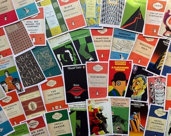 Penguin Classics Postcards: Lucky Dip Sets of 5, 10, or 20, Book Covers, Cover Art, Prints, Gifts, Book Lovers, Home Decor