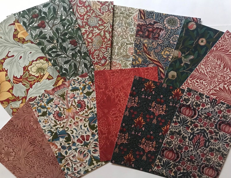 William Morris V&A Postkartendrucke Lucky Dip Set mit 5, 10 oder 20 Stück: Kunst, Design, Botanik, Muster, Geschenk, Heimdekoration, Basteln Bild 8