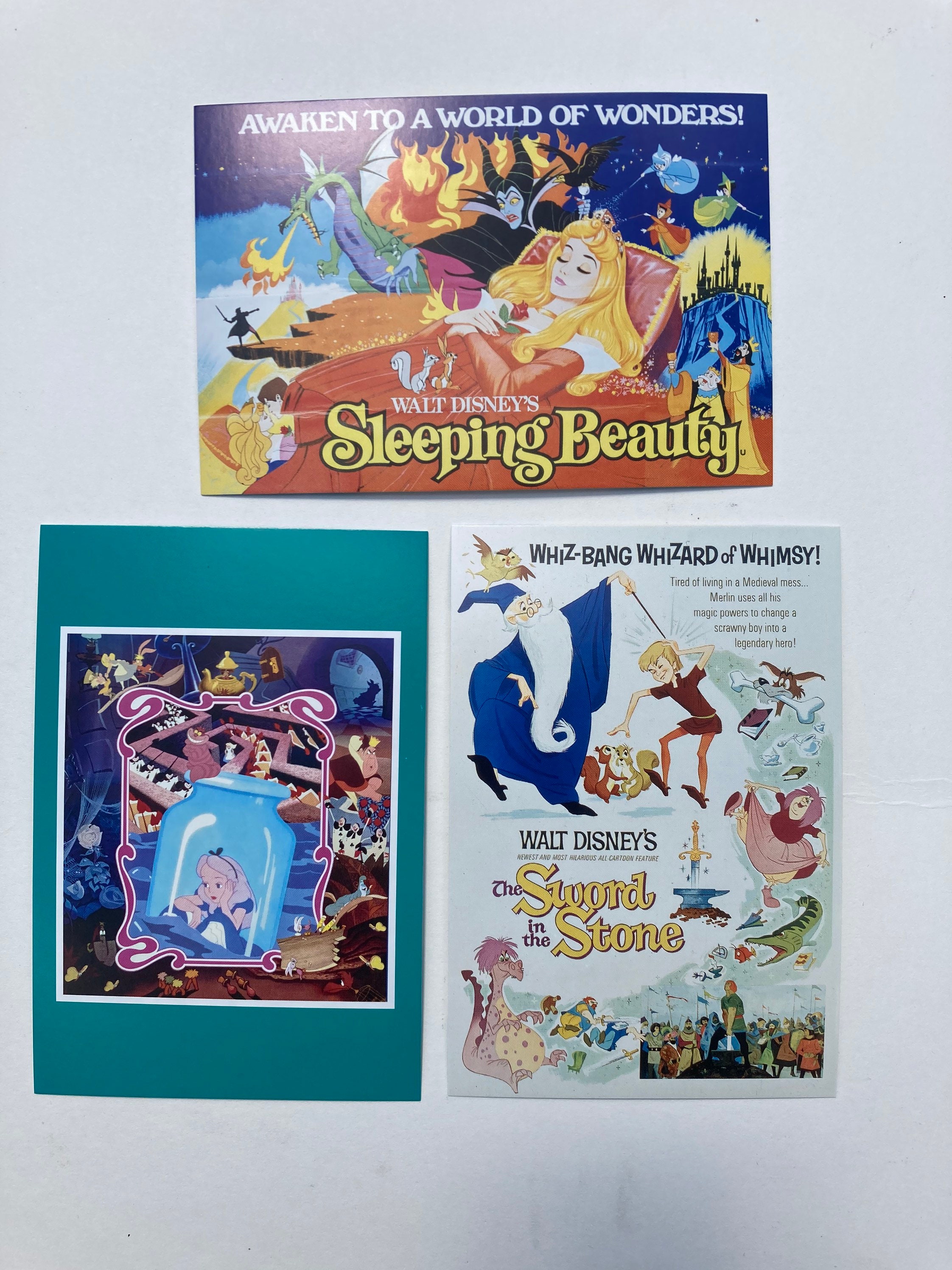 The Art of Disney Classic Movie Posters 2 Postcards Set Etsy Canada