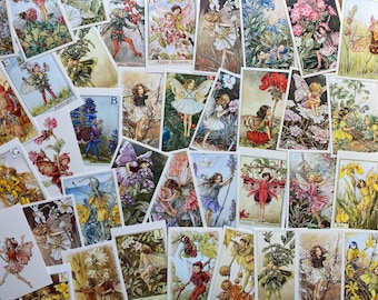 Flower Fairies Vintage Style Postcards LUCKY DIP! Sets of 5, 10 or 20: Cicely Mary Barker, Fairy Art, Prints, Gifts, Nursery, Scrapbooking