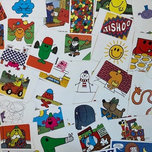 Mr Men & Little Miss Postkarten: LUCKY DIP Set mit 5, 10 oder 20 Stück, sortiert, Roger Hargreaves, Drucke, Geschenke, Kinderzimmer