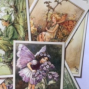 Flower Fairies Vintage Style Postcards LUCKY DIP Sets of 5, 10 or 20: Cicely Mary Barker, Fairy Art, Prints, Gifts, Nursery, Scrapbooking image 7