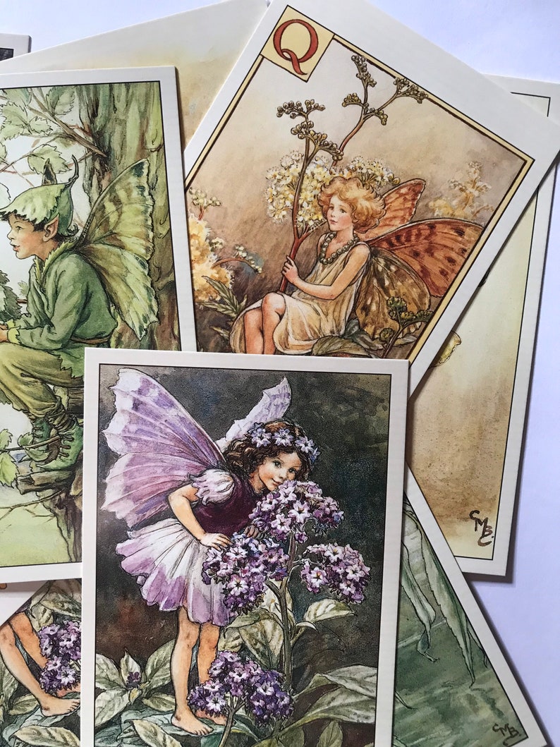 Flower Fairies Vintage Style Postcards LUCKY DIP Sets of 5, 10 or 20: Cicely Mary Barker, Fairy Art, Prints, Gifts, Nursery, Scrapbooking image 7