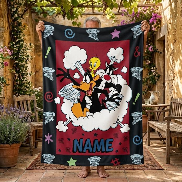 Sylvester and Tweety Blanket - Etsy