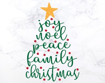 Download Christmas Words Svg Christmas Tree Svg Christmas Word Tree Etsy