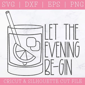 Gin SVG - Gin Glass SVG - SVG-bestand voor Cricut - Alcohol Svg - Grappige Svg Cut Files - Alcohol Sayings - Gin Gifts - Alcohol Gifts