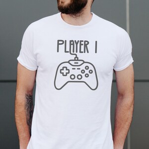 Player 1 SVG Player 2 SVG Gamer SVG Family Shirts Svg Couple Svg Video ...