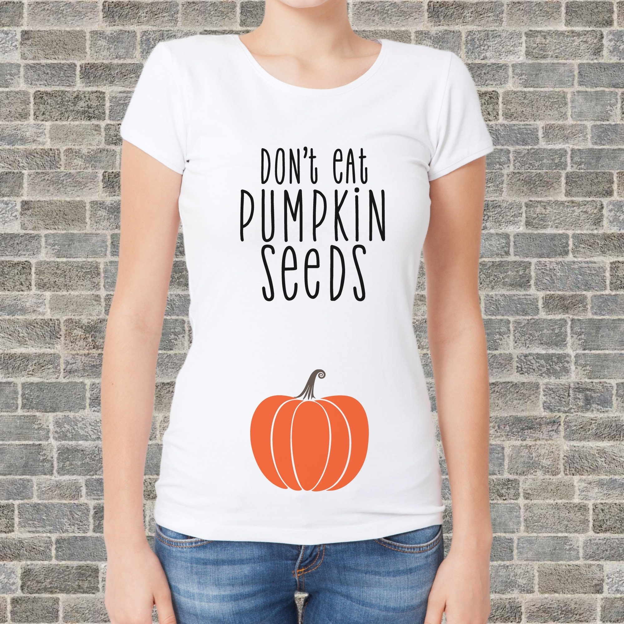 Don't Eat Pumpkin Seeds SVG Pregnancy SVG Announcement | Etsy