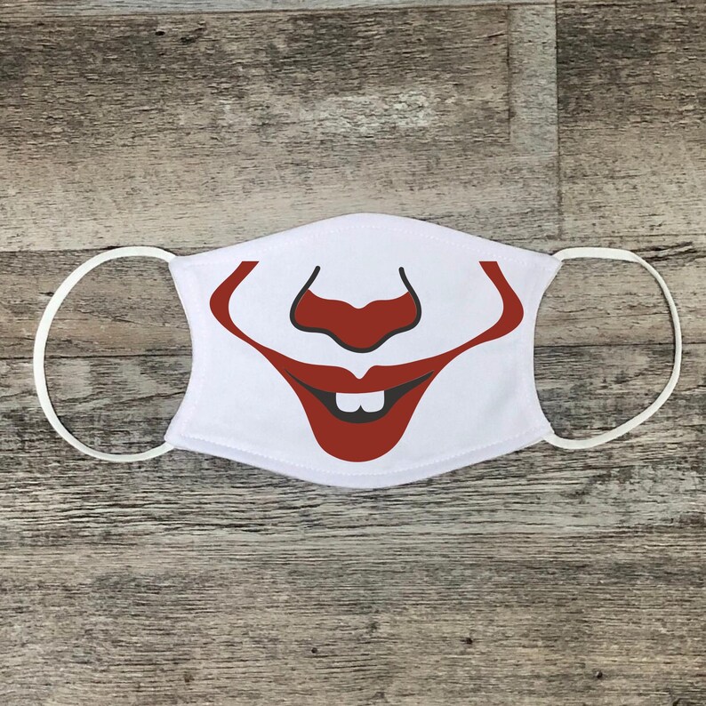 Download Clown Mouth SVG Face Mask Design SVG Clown Smile SVG | Etsy