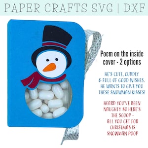 Sneeuwpop kak SVG - sneeuwpop kussen SVG - gelaagde SVG-ontwerp - grappige sneeuwpop Svg - 3D Svg - Cricut Svg - silhouet Svg - direct downloaden
