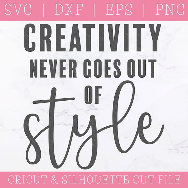 Creativity SVG - Crafty SVG - SVG Files for Cricut - Crafter Svg - Crafters svg - Get Creative Svg - Car Decal Svg - Craft Sayings