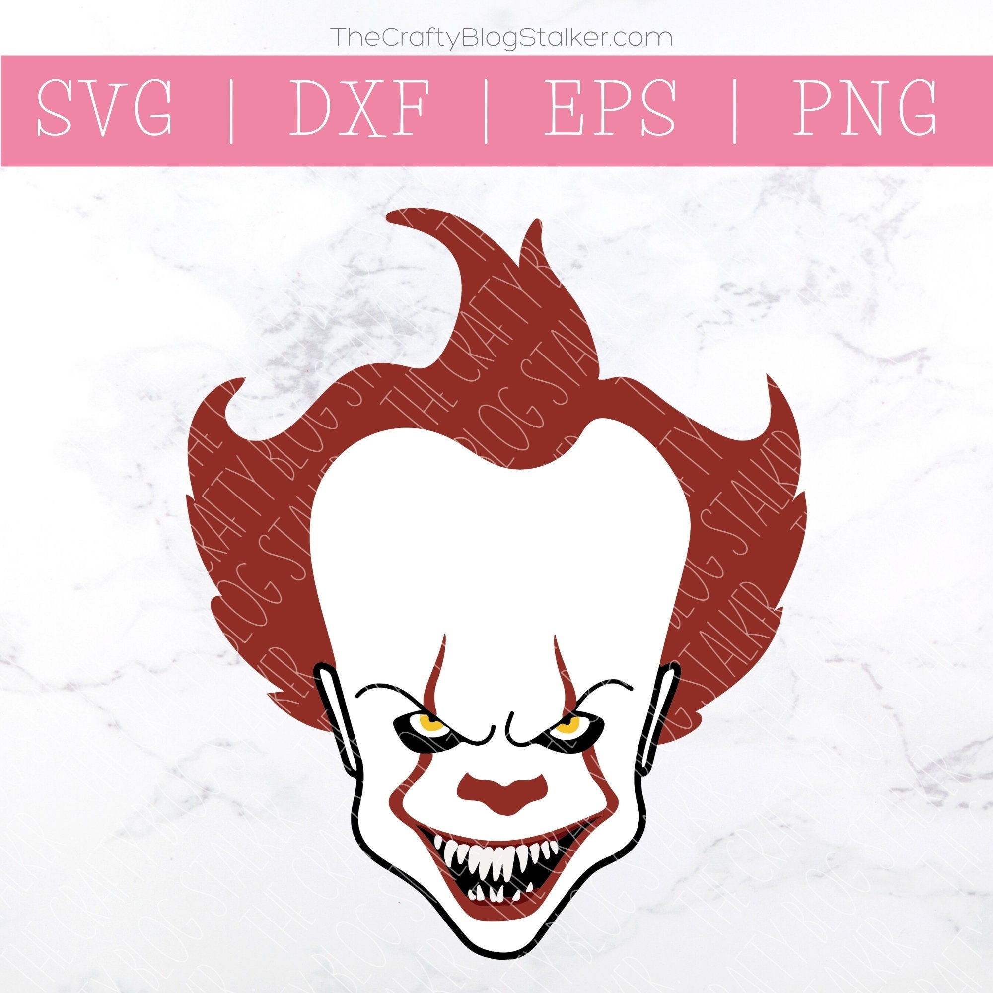 Creepy Clown SVG
