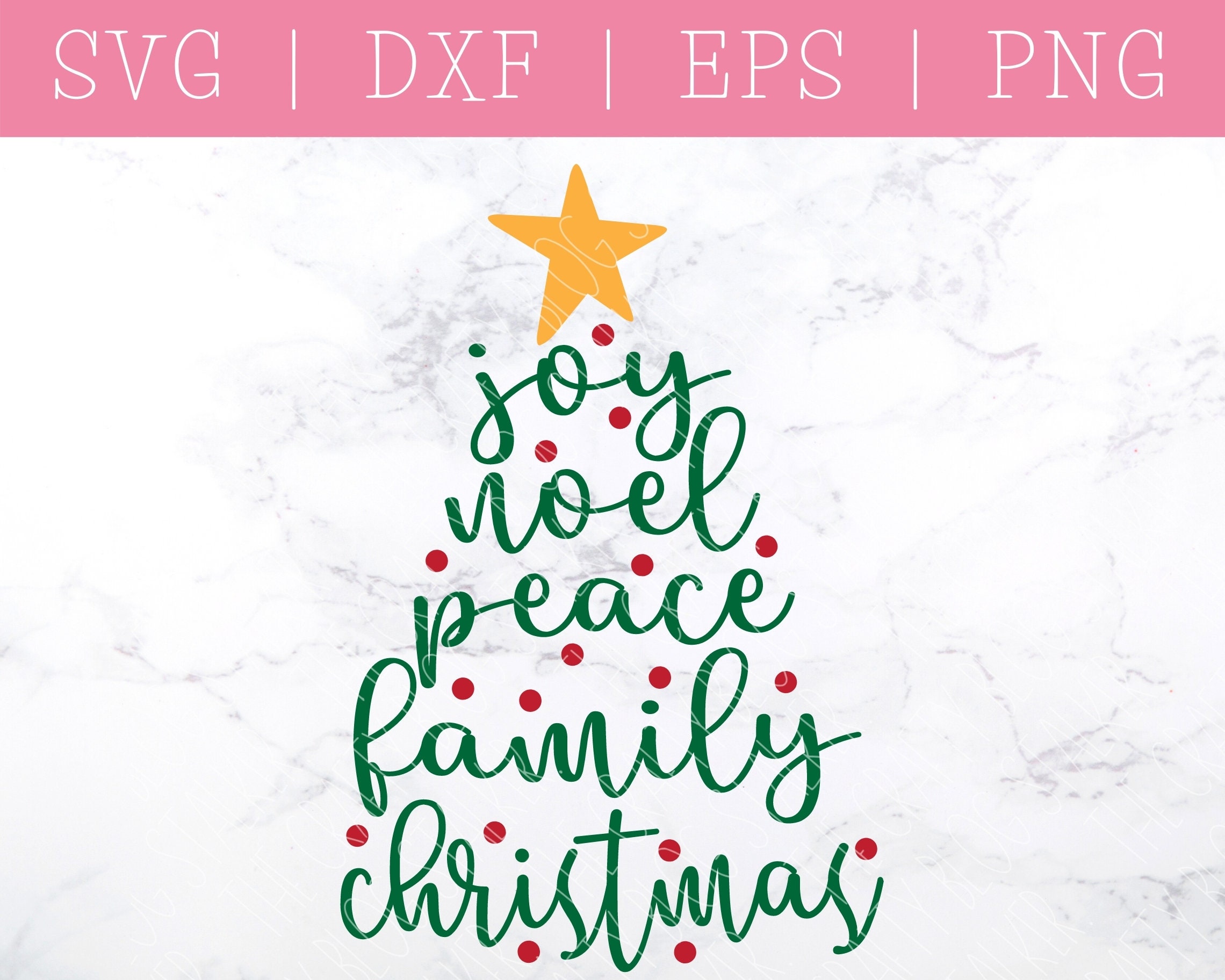 Christmas Word Tree SVG Christmas Tree SVG Christmas Word Etsy