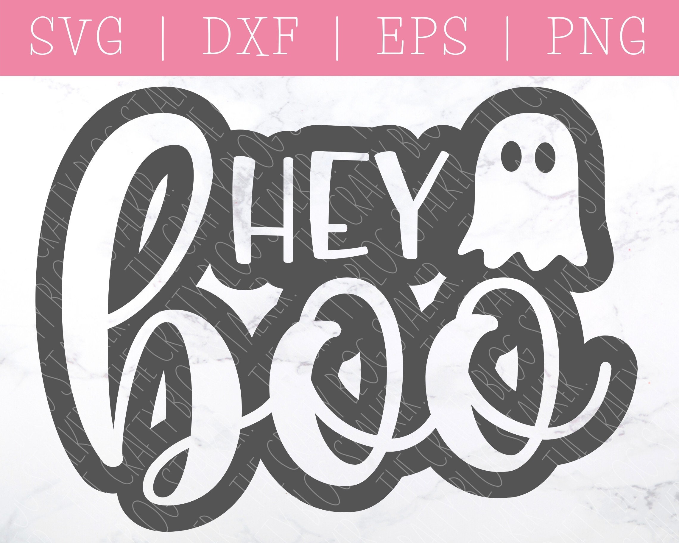 Hey Boo SVG DXF PNG Halloween Svg Trick or Treat Svg - Etsy