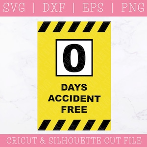 Dias SVG sem acidentes, SVG propenso a acidentes, arquivos SVG para Cricut, presente engraçado, Svg sarcástico, Svg de acidentes, design em camadas