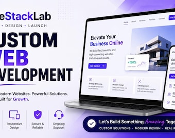 Custom Business Website Development | Responsive Web App Design