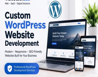 Custom WordPress Website Development | Modern Business Site Design (Digital Service)