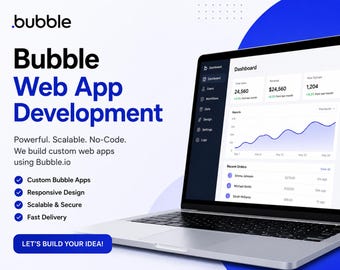 Bubble.io App Development | Bubble Web App Developer | No Code SaaS & Marketplace Development | Custom Web Application