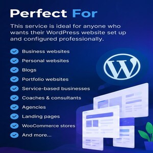 Servicio profesional de configuración de WordPress, instalación de temas, importación de demos, configuración de Elementor (servicio digital) imagen 4