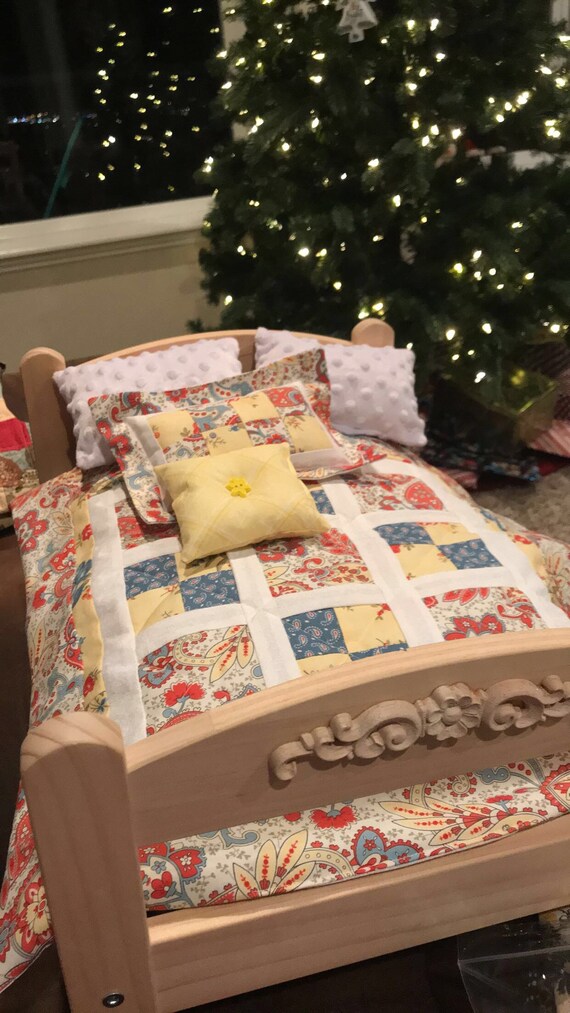 Homestyle Doll Quilt Made For American Girl Or Any 18 Dolls Quilted Kirsten Samantha Tenney Choose One Per Price
