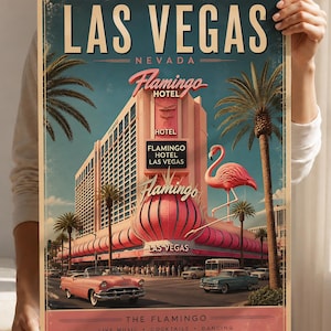 フラミンゴホテルビンテージ加工木製看板！90's！ The Flamingo Hotel Vintage Las Vegas - Etsy