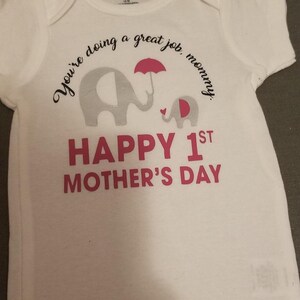 First Mother&#39;s Day Baby Outfit