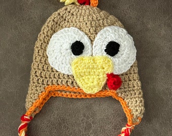 Turkey Hat any size! Newborn - adult