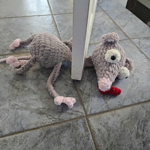 Crochet pattern / Mouse/ Rat Doorstopper PDF Pattern/  Easy Crochet Pattern/