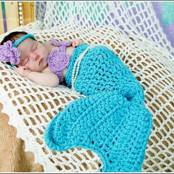 Capture the Magic of Your Little Mermaid with Our Baby Mermaid Photo Prop