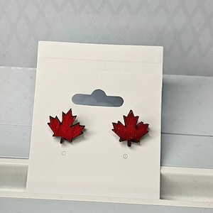 Kanada Tag Ohrringe - Canada Day - Ahornblatt Ohrringe